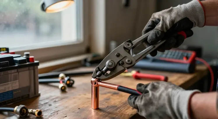 How to Crimp Battery Cable Lugs