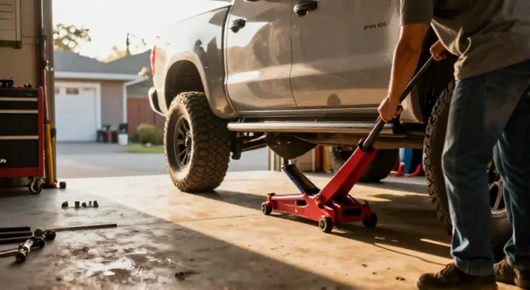 How to Jack Up a Truck