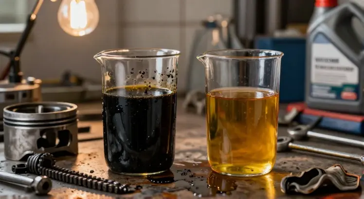 difference of high mileage oil