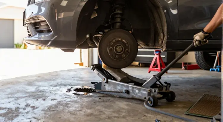 how to lift car with jack