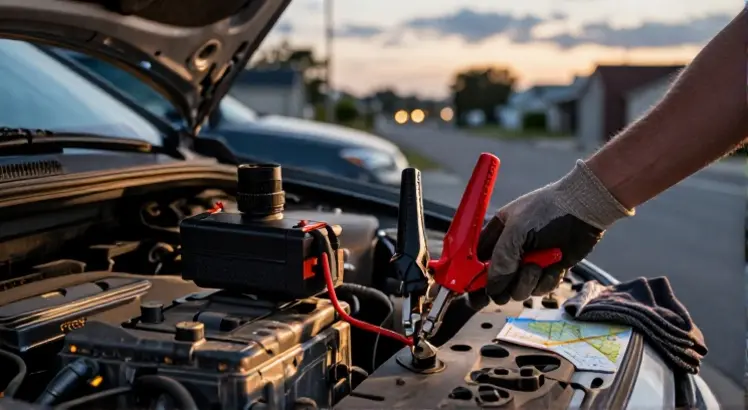 how to use a battery jump starter