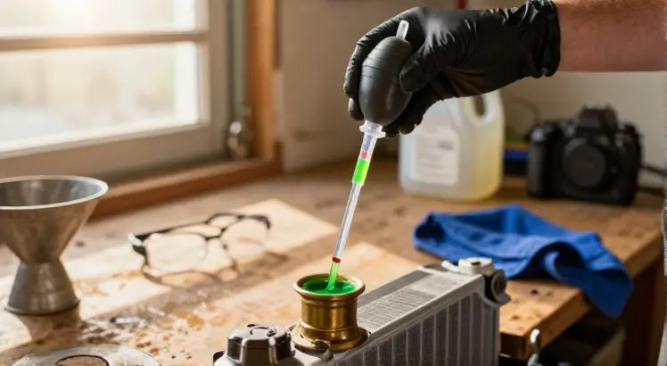how to use antifreeze tester