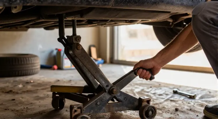 how to use scissor jack