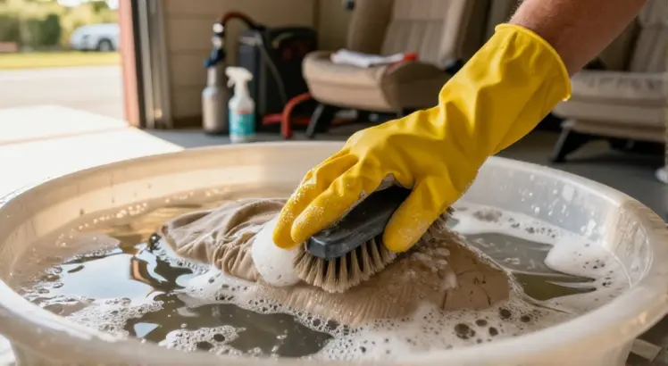 how to wash car seat covers