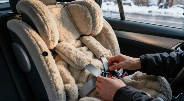 are winter car seat covers safe