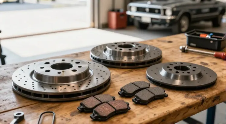 brake pad and rotor kit front and rear