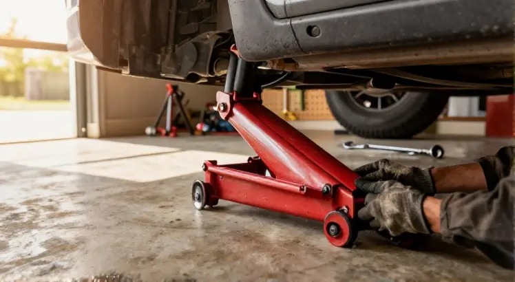 where to place car jack